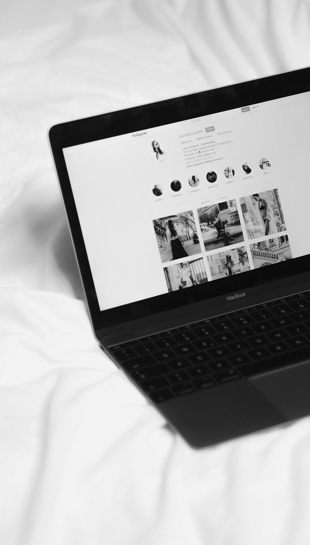 minimalist blog layout