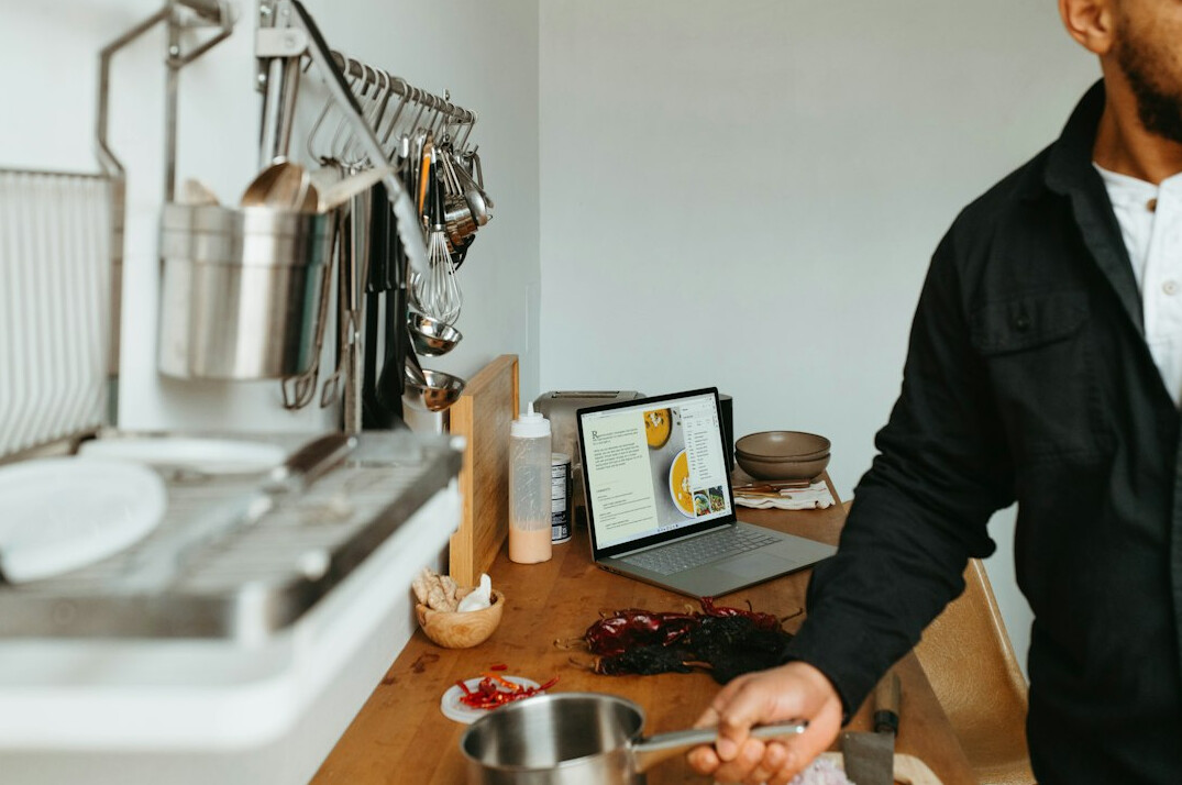 interactive recipe blog
