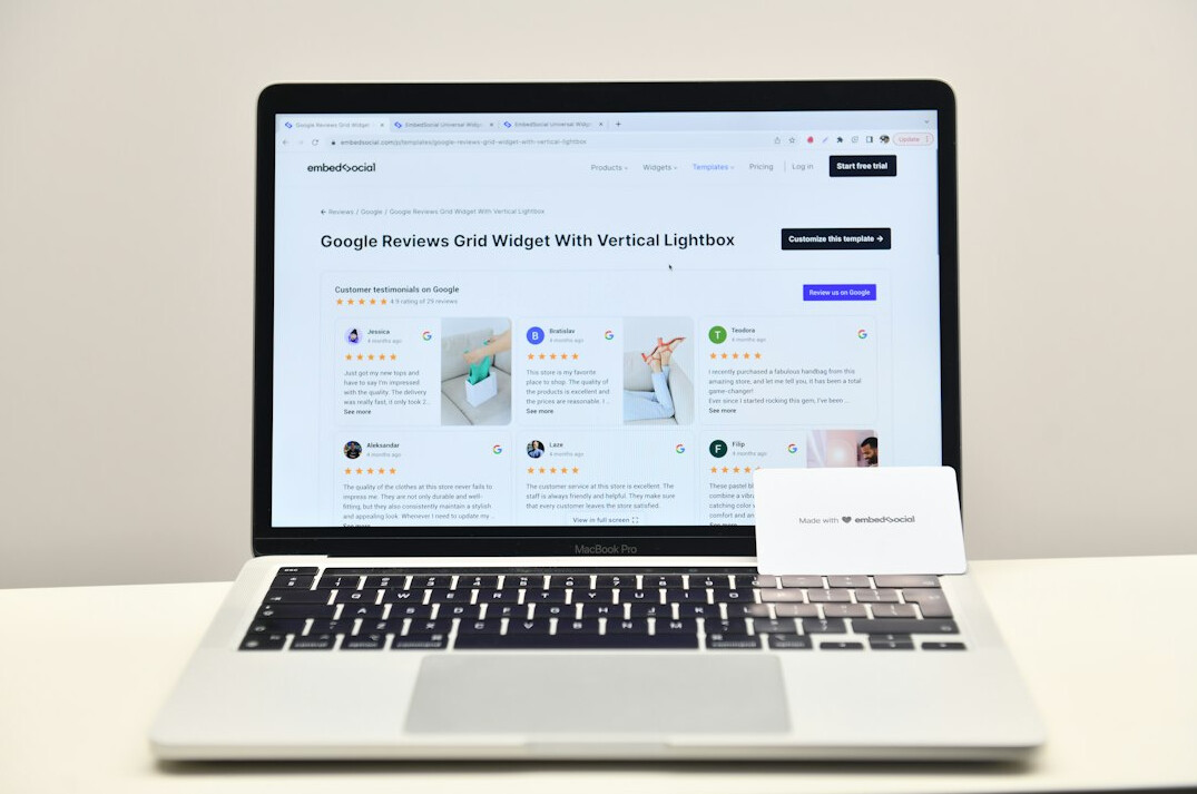 modern blog design layout